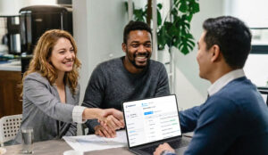 Attorney using probate case management software